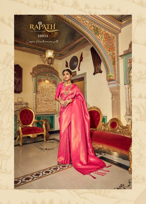 Wedding Pink Kanchivaram Silk Saree